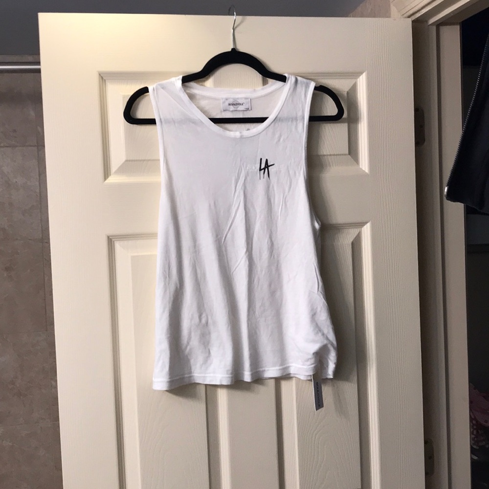 Soulcycle NWT White LA Tank Medium $58 Gregory